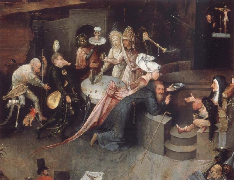 BOSCH, Hieronymus The temptation of the Bl Antonius